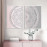 Gradient Pink Gray Mandala Abstract Canvas Poster - Boho Wall Art  Print Painting For  Living Room Decoration