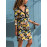 Aachoae Long Sleeve Shirt Dress-  Women Casual Striped Print A-line Mini Party Dress Vestidos