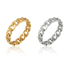 Chain Ring Stainless Steel Rings For Men & Women