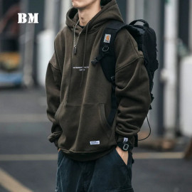 High Quality Fleece Hoodie -  Japanese Streetwear Sweatshirt