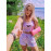 Aproms Yellow Velvet Crop Top and Shorts For Women (2 Pieces Set)