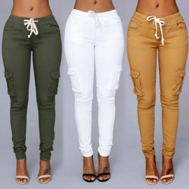 Elastic Skinny Pencil Jeans For Women-  Leggings Jeans