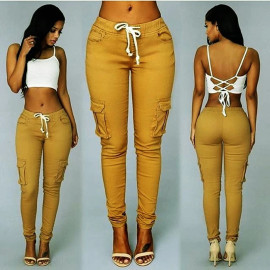 Elastic Skinny Pencil Jeans For Women-  Leggings Jeans