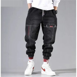 Men's jeans Cargo Pants - Elastic Harun pants