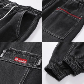 Men's jeans Cargo Pants - Elastic Harun pants