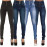 Women Black Jeans - Push Up Pencil Denim Pants