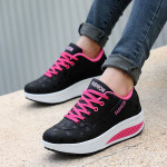 Platform Rocking Shoes - Casual Fashionable Womens Chunky Designer Sneakers
