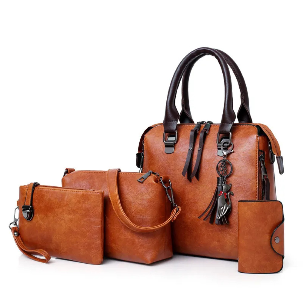 New 4pcs set High Quality Ladies Handbags 