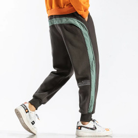 Side Striped Sweatpants Men - Brand New Loose Fit Harem Pants