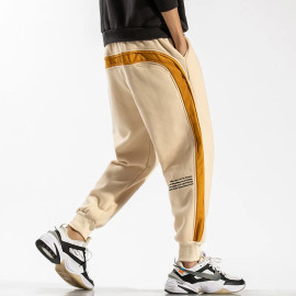 Side Striped Sweatpants Men - Brand New Loose Fit Harem Pants