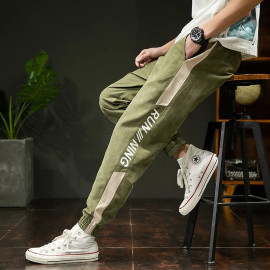 Harem Elastic Waist Cargo Pants