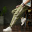 Harem Elastic Waist Cargo Pants