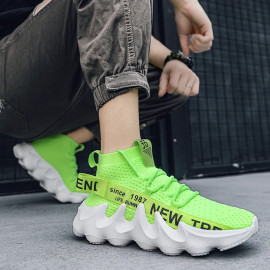 High Street Chunky Sneakers - Trendy Night Reflective Shoes
