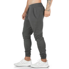 Men's fashion knitting fitness sweatpants (outdoor multi-pocket jogging squats cargo pants)