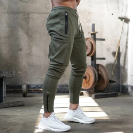 Men's Casual Skinny Pants ( Multi-pocket Trousers)
