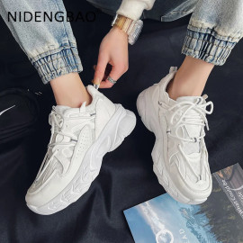 Men's Vulcanized  Platform Sneakers