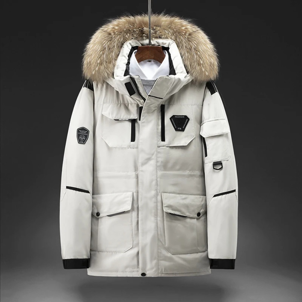 New Winter Thick Jacket (Detachable Hat)
