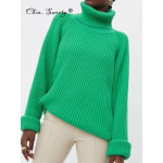 Women's Turtleneck Long Sleeve Winter Sweaters