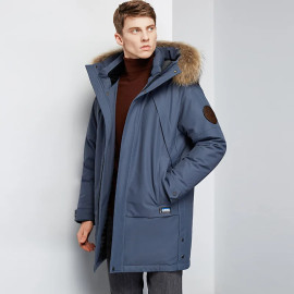Men's Winter White Duck Down Jacket