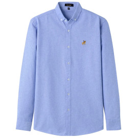 100% Cotton Men Oxford Shirts (Long Sleeve)