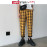 LAPPSTER-Youth Streetwear Black Plaid Pants