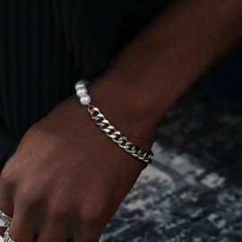  Trendy Beads Chain Men Bracelet