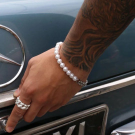  Trendy Beads Chain Men Bracelet
