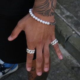  Trendy Beads Chain Men Bracelet