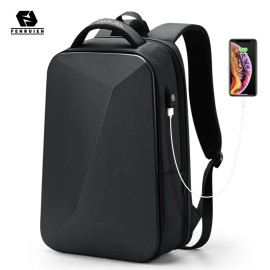 Fenruien Brand Laptop Backpack (Anti-theft Waterproof, USB Charging)