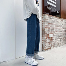 Hybskr Korean Men Straight Jeans 