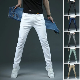 Men Elastic Skinny Jeans