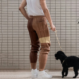 Mens Knitted Wool Pants 