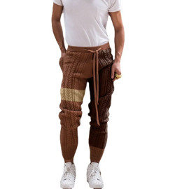 Mens Knitted Wool Pants 