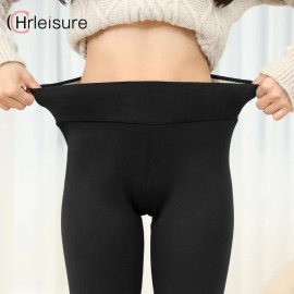 CHRLEISURE Warm Winter Leggings -  High Waist Velvet Casual Women Leggins Thicken Thermal Legging Women