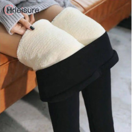 CHRLEISURE Warm Winter Leggings -  High Waist Velvet Casual Women Leggins Thicken Thermal Legging Women