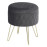 WOLTU 1PC Velvet Round Puff Storage Seat (Ottoman Stool with Lid Storage Box)