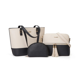 Ceossman Women's Handbag Shoulder Bag 3 PCS Messenger Hand Bag 