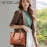 3 Layers Casual Tote Vintage Ladies Tote Hand Bag