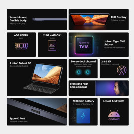 CHUWI HiPad Air 10.3 inch 1920X1200 Unisoc T618 Octa Core Processor 6GB RAM 128GB ROM Tablet Android 11 Type-C 7000mAh Battery