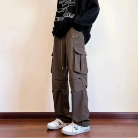 Retro High Street Casual Pants