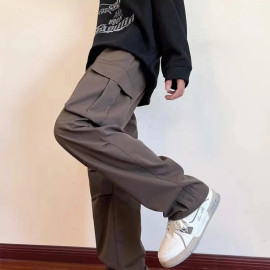Retro High Street Casual Pants