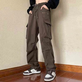 Retro High Street Casual Pants