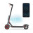 AOVOPRO Adult Electric Scooter 350W 31km/h Smart APP Electric Folding Scooter