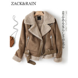 ZACK RAIN Brown Jacket For Women ( Winter Vintage)