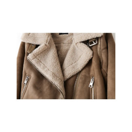 ZACK RAIN Brown Jacket For Women ( Winter Vintage)