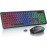 Backlit Wireless Keyboard and Mouse Combo Rechargeable RGB