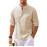 Cotton Linen Hot Sale Men's Long-Sleeved Shirts