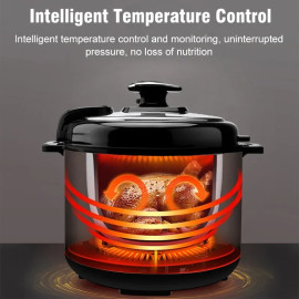 Multifunction Electric Pressure Cookers Soup Porridge Rice Heating Meal Heater Kitchen 5L Intelligent Pressure Cooker for Home