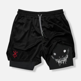 New Men's Fitness Training Skinny Shorts