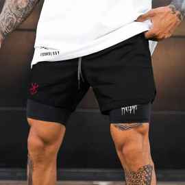 New Men's Fitness Training Skinny Shorts